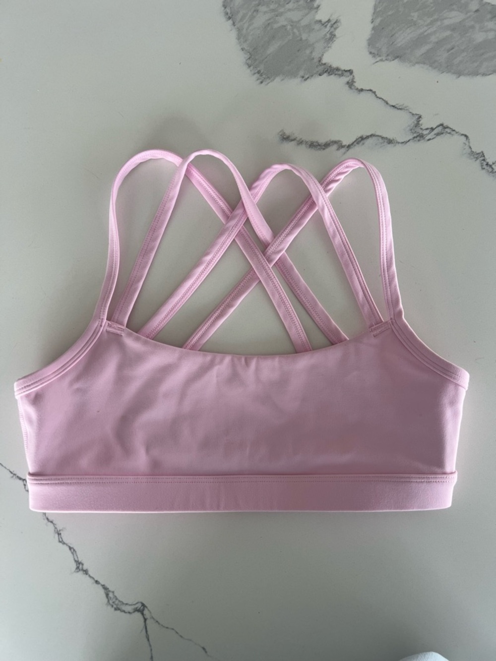 LSKD Gracie Collection Light Pink Sports Bra